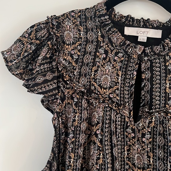 LOFT Women’s Cap Sleeve Blouse - Picture 2 of 9